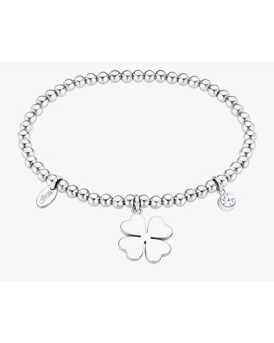 Pulsera Acero trébol Lotus Style