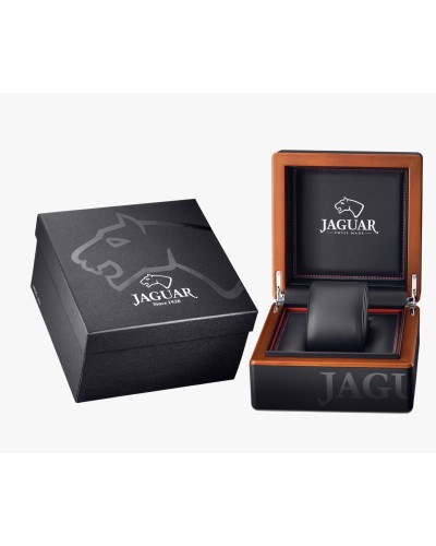 Reloj jaguar metal esfera negra
