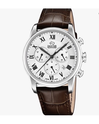 Reloj Jaguar cronógrafo correa marron