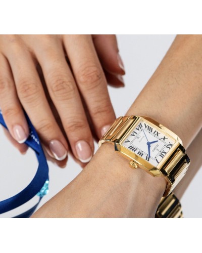 Reloj festina dorado rectangular tendencia