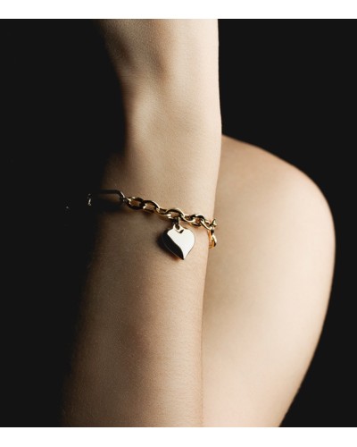 Pulsera Lotus style corazon