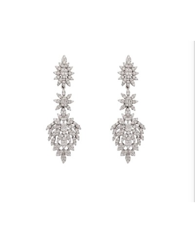 Pendientes novia plata de ley
