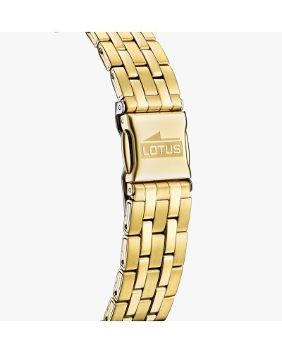 Reloj Rectangular Dorado