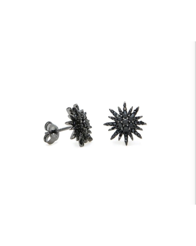 Pendientes solar negro
