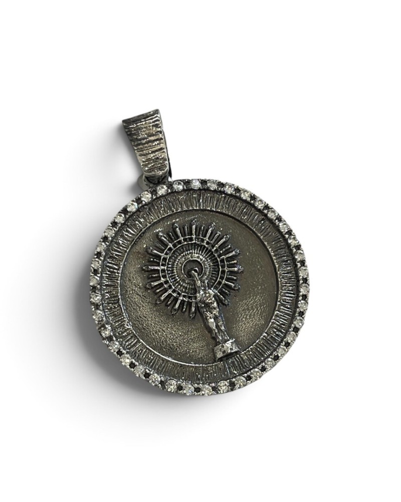 Medalla virgen del Pilar plata de ley