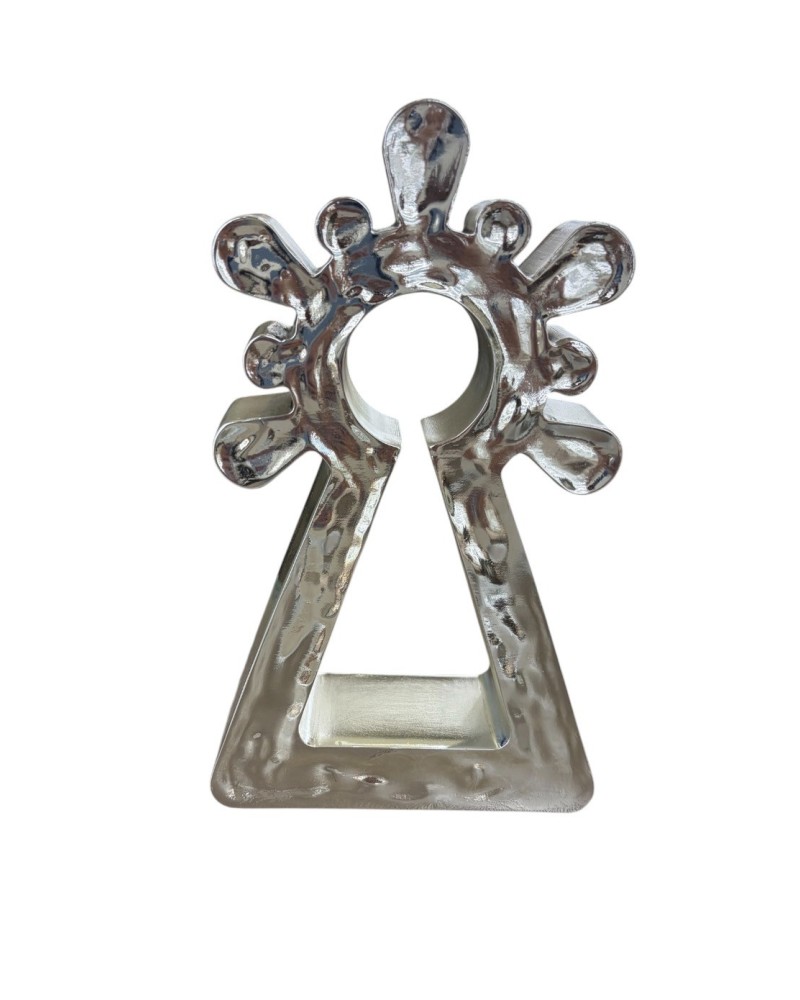 Figura Virgen del Pilar bañada en plata