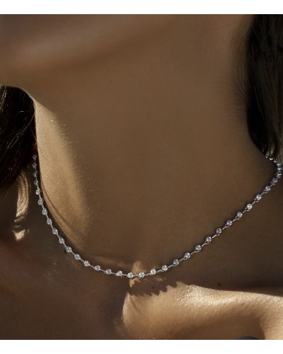 Collar novia plata de ley.